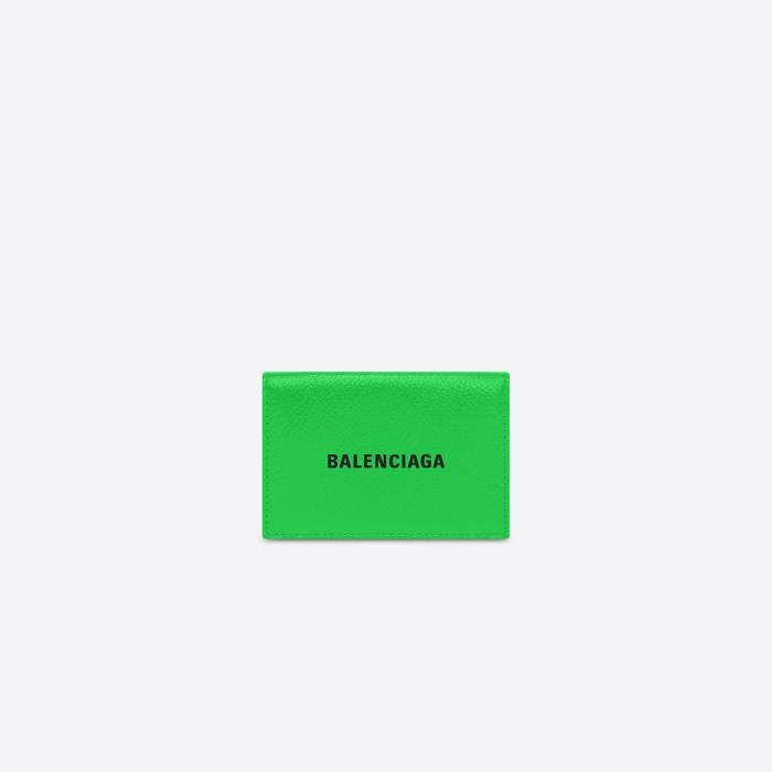 Balenciaga Green Cash Card Holder for Men